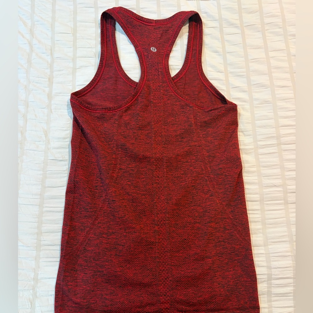 Lululemon Athletica Red Racerback Tank Top - Picture 2 of 3